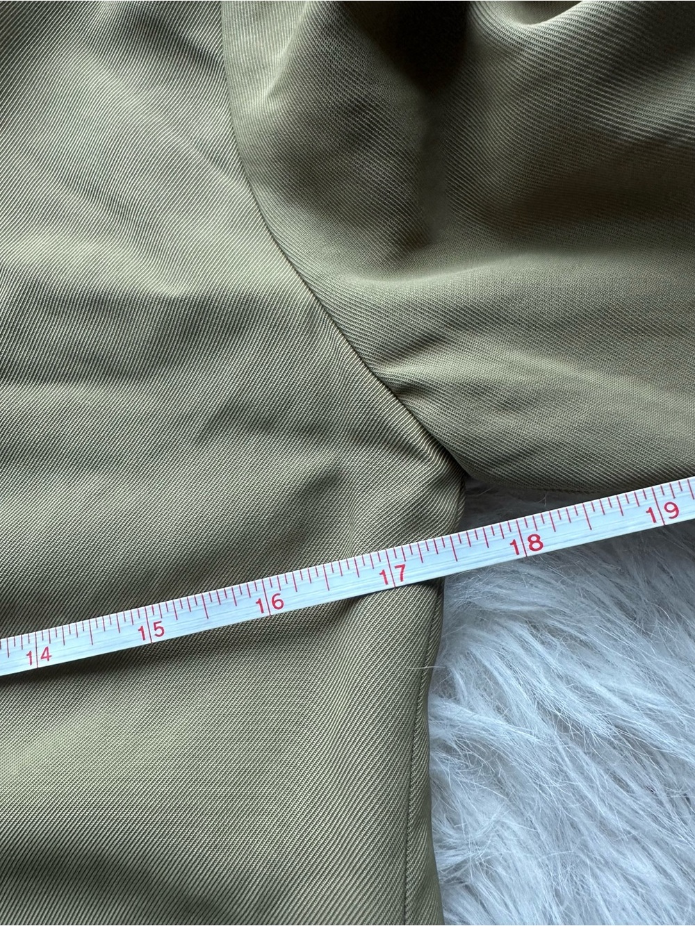 Everlane Japanese Goweave Olive Wrap Robe Dress with Self-Tie 00 - Picture 7 of 15